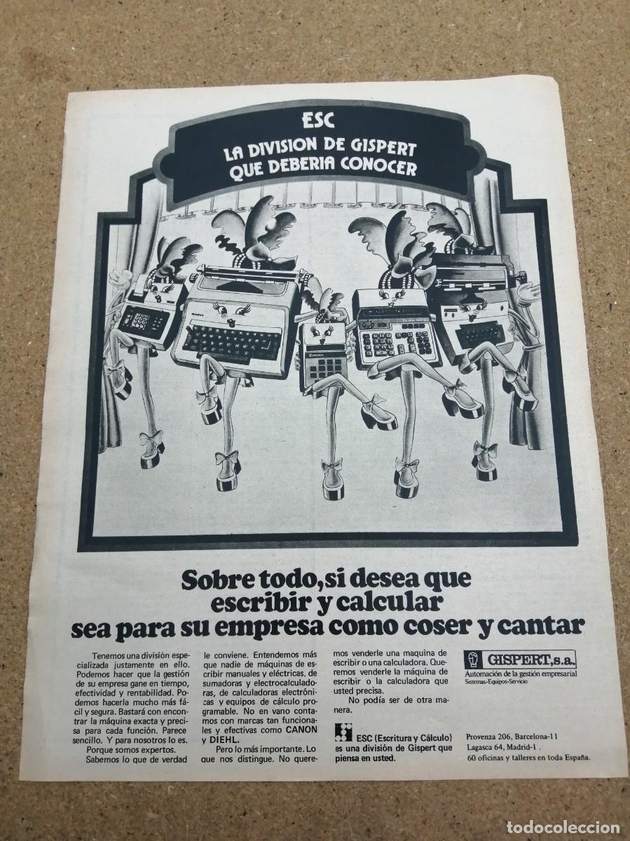 Otros art&iacute;culos de coleccionismo en papel: ANUNCIO. GISPERT S. A. AUTOMACION DE LA GESTION EMPRESARIAL