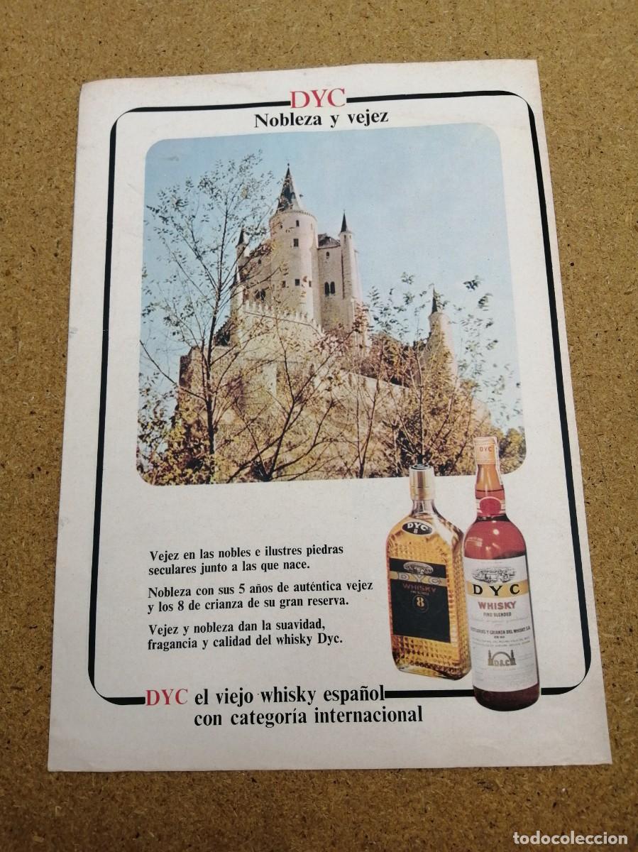 Otros art&iacute;culos de coleccionismo en papel: ANUNCIO. WHISKY DYC. - Foto 1