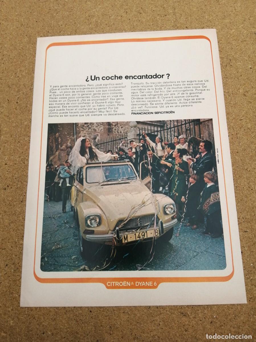 Otros art&iacute;culos de coleccionismo en papel: ANUNCIO. CITROEN DYANE 6