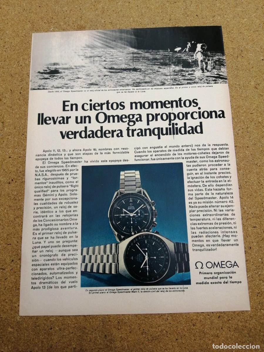 Otros art&iacute;culos de coleccionismo en papel: ANUNCIO. RELOJES OMEGA