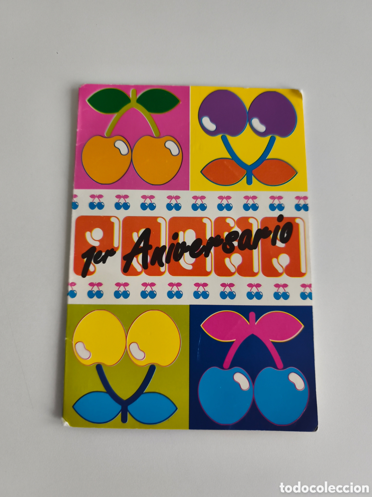 Otros art&iacute;culos de coleccionismo en papel: Invitaci&oacute;n Aniversario Pacha Salamanca 1993