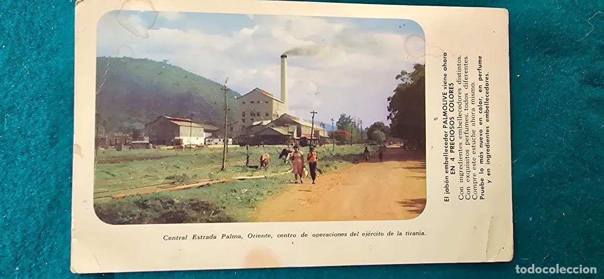Otros art&iacute;culos de coleccionismo en papel: POSTAL DE PUBLICIDAD DE LA CENTRAL ESTRADA PALMA DEL EJERCITO (CUBA)