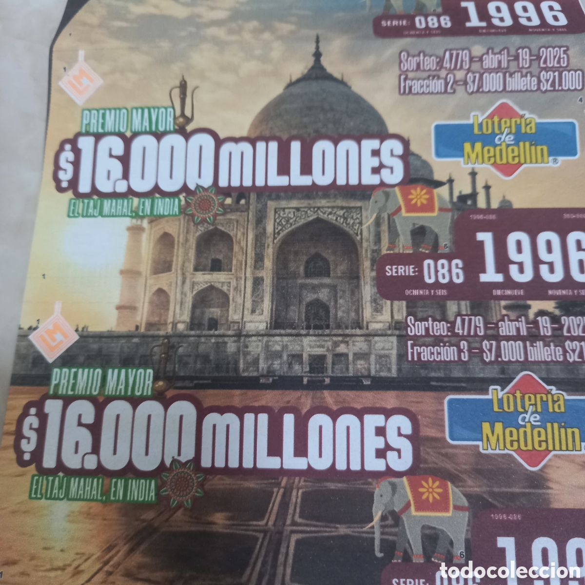 Otros art&iacute;culos de coleccionismo en papel: Lote 50 loter&iacute;as loter&iacute;a sorteo juego juegos azar sorteos billete fracci&oacute;n sorteo