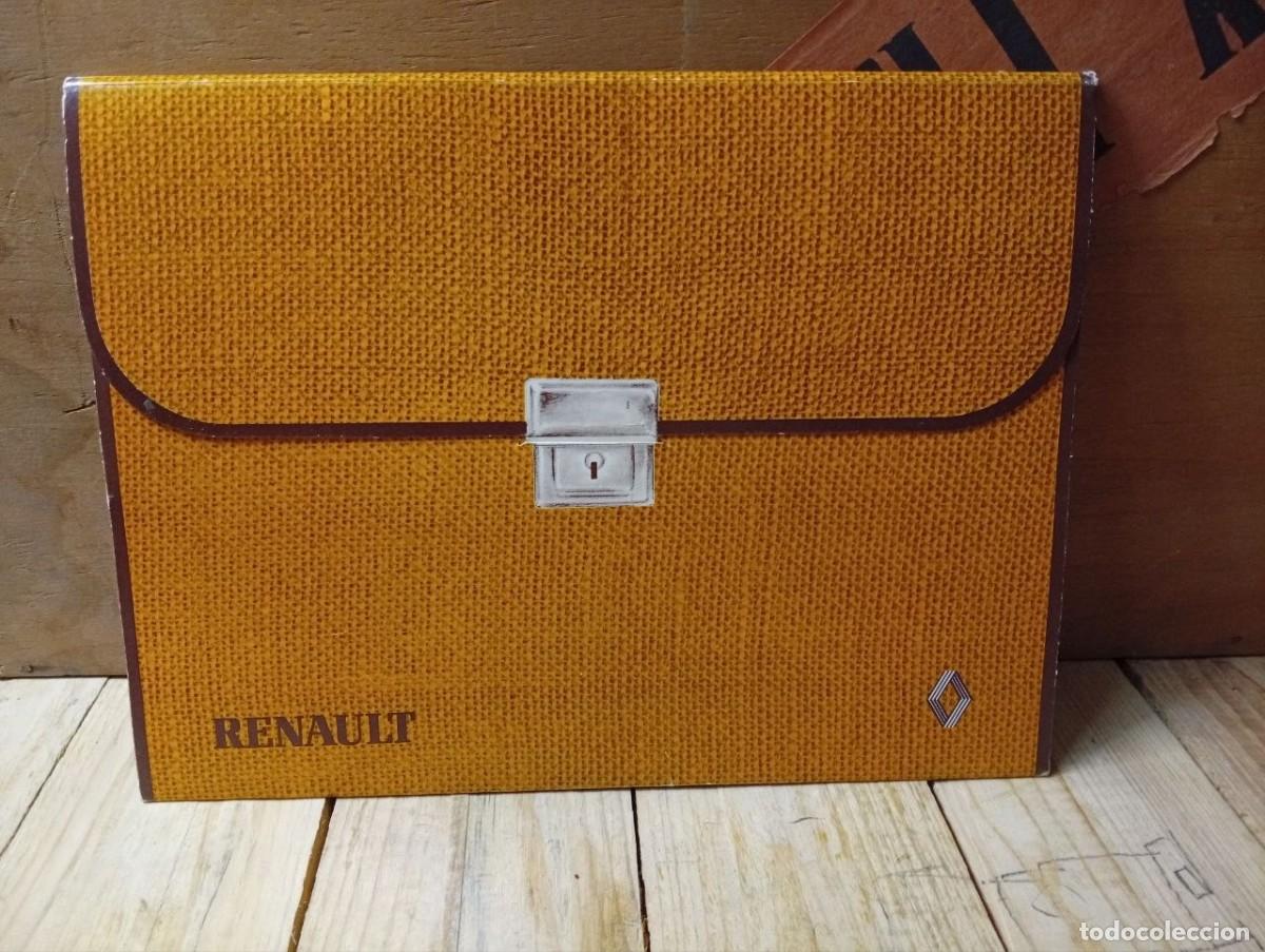 Otros art&iacute;culos de coleccionismo en papel: CARPETA MALET&Iacute;N PUBLICITARIA VINTAGE RENAULT A&Ntilde;OS 80 - FASA RENAULT 18 20 FUEGO - MUY RARA