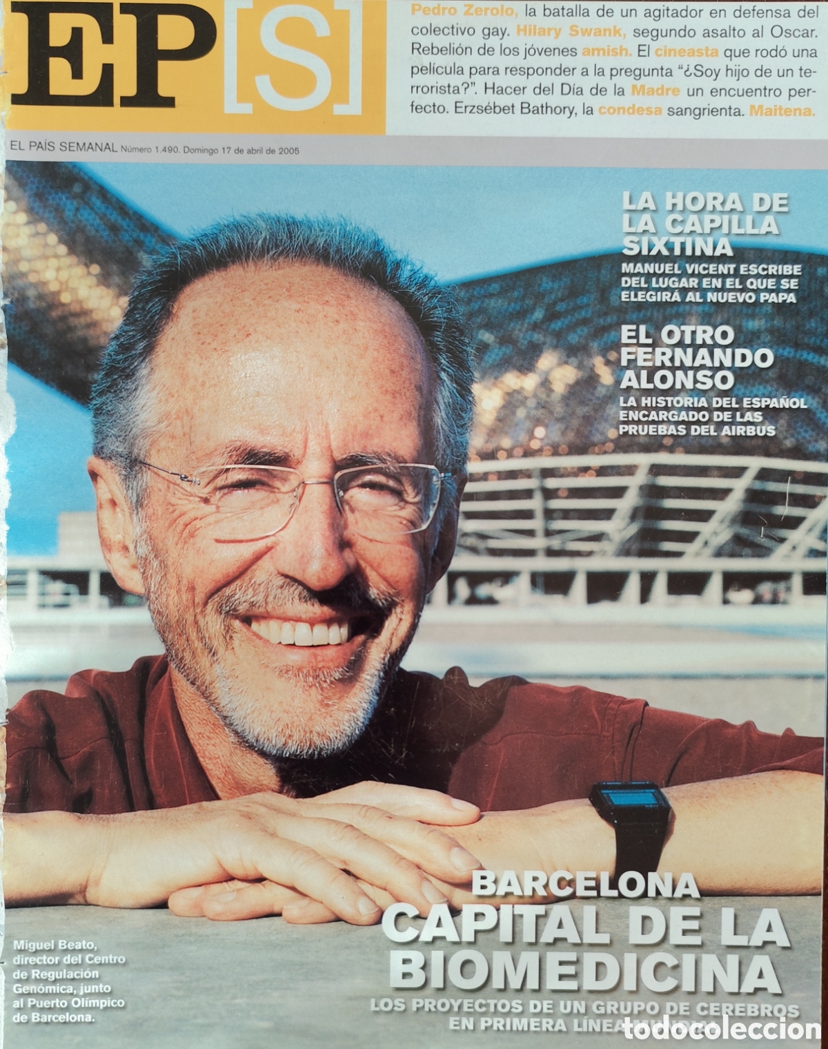 Otros art&iacute;culos de coleccionismo en papel: HILARY SWANK. EL PA&Iacute;S SEMANAL N&deg;1490. FECHA 17/04/2005