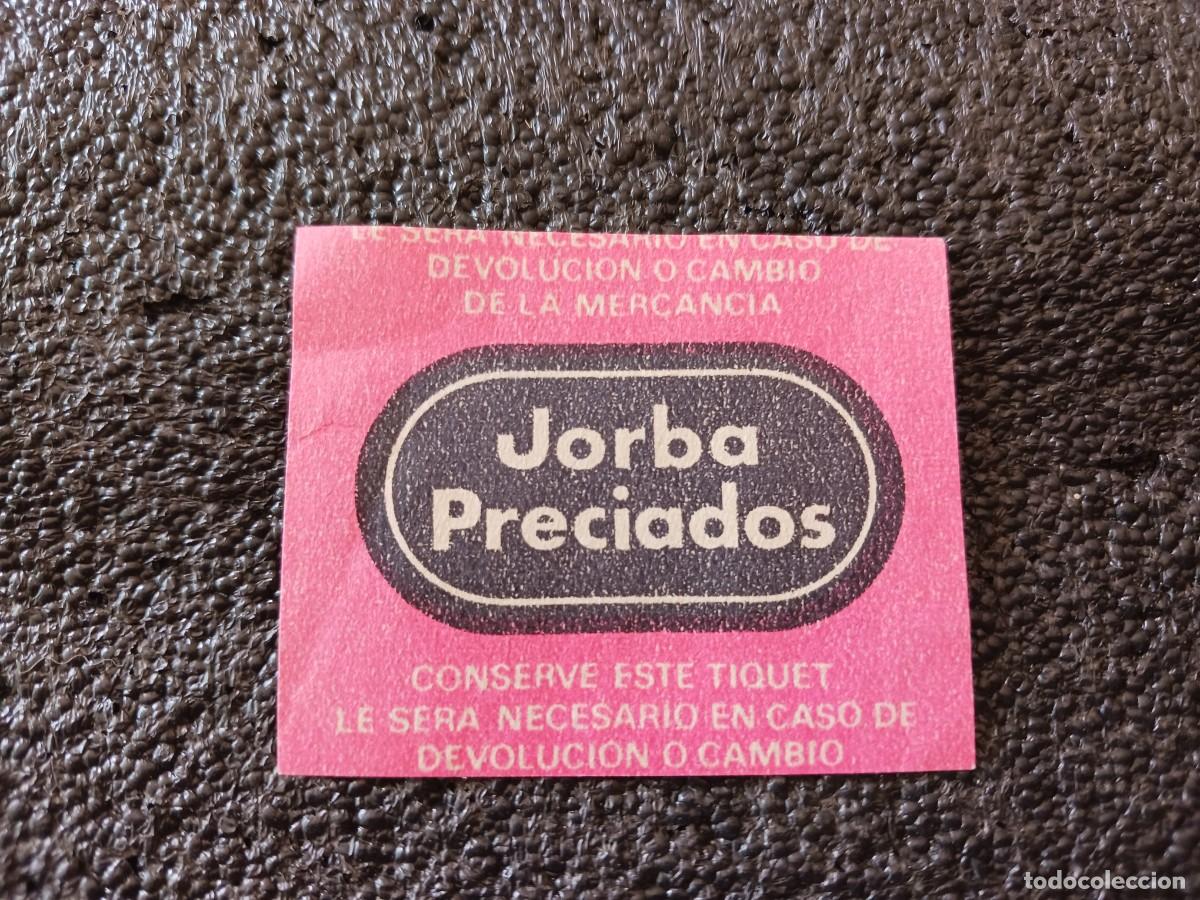 Otros art&iacute;culos de coleccionismo en papel: TIQUET DE COMPRA EN JORBA PRECIADOS, nov. 1976