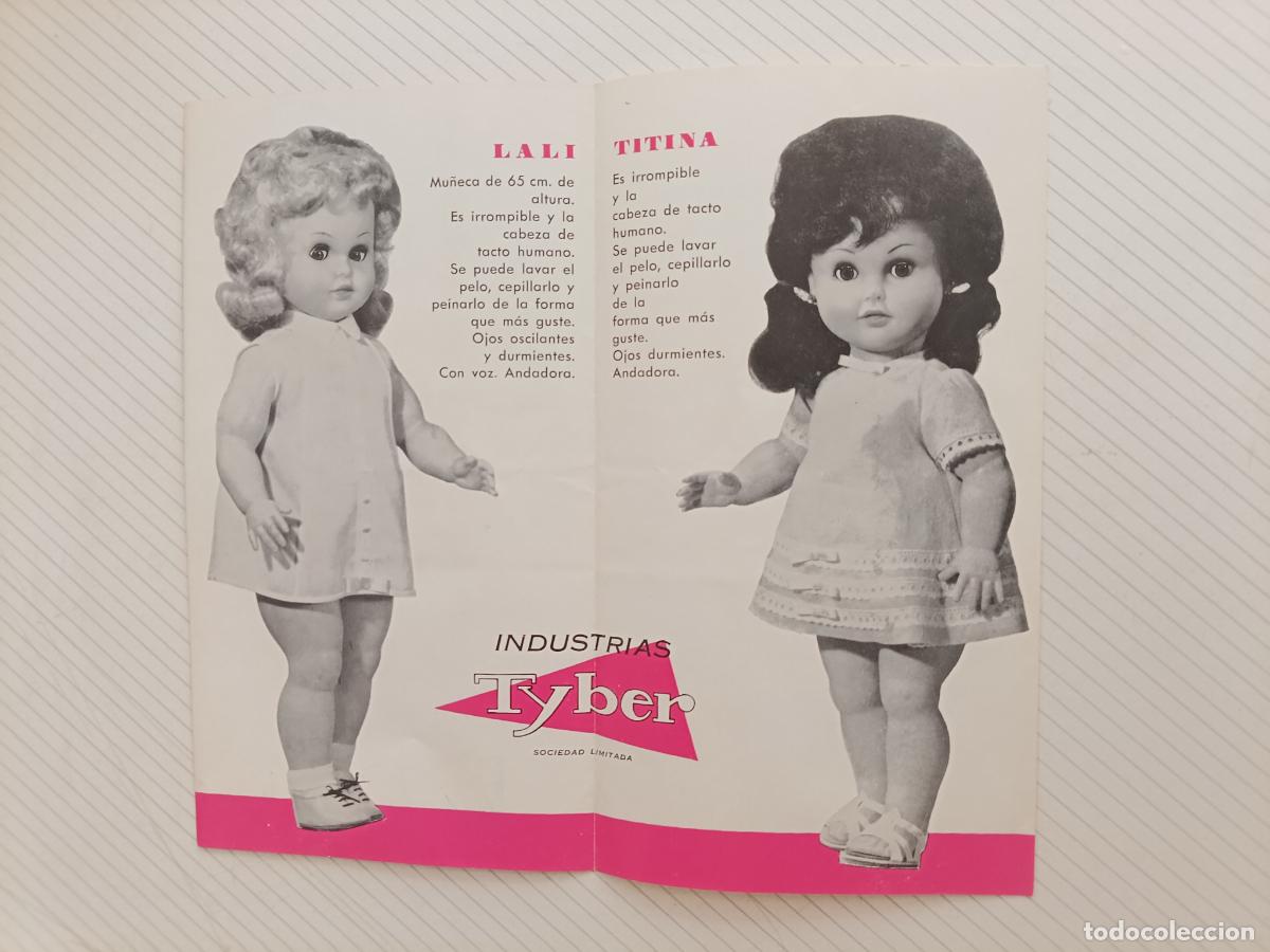 Outros artigos de papel: Lali Titina. Mu&ntilde;eca andadora Tyber. Publicidad, Onil, Alicante 1963