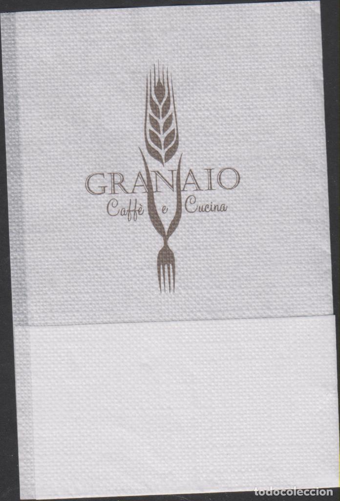 Otros art&iacute;culos de coleccionismo en papel: servilleta papel GRANAIO CAFFE CUCINA Roma Italia SOY.YO