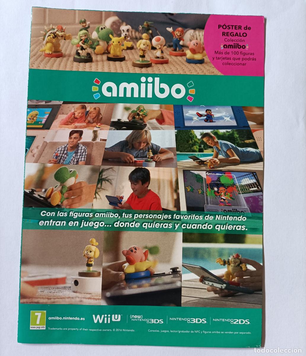 Otros art&iacute;culos de coleccionismo en papel: amiibo amiboo amibo poster mini desplegable checklist promocional nintendo publicitario