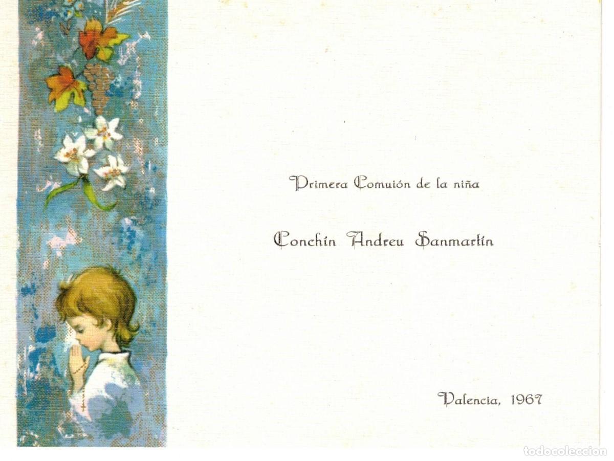 Otros art&iacute;culos de coleccionismo en papel: :::: LC619 - INVITACION PRIMERA COMUNION - VALENCIA 1967