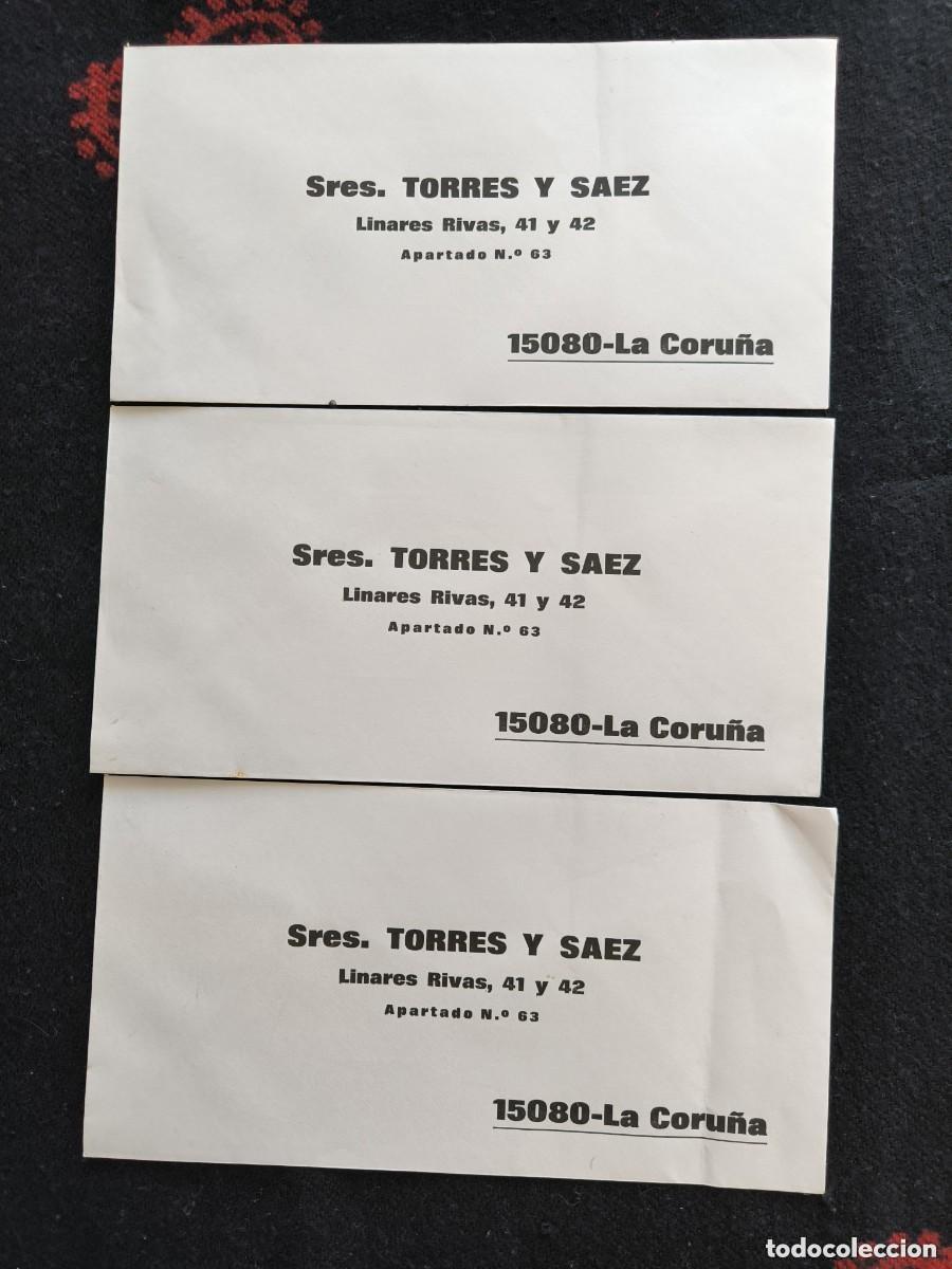 Altri oggetti di carta: Antiguos Sobres Comerciales Torres Y Saez La Coru&ntilde;a &ndash; Papeler&iacute;a Vintage Coleccionismo