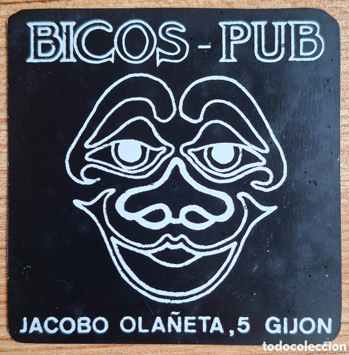 Otros art&iacute;culos de coleccionismo en papel: Posavasos Bicos Pub - Gij&oacute;n (Asturias)