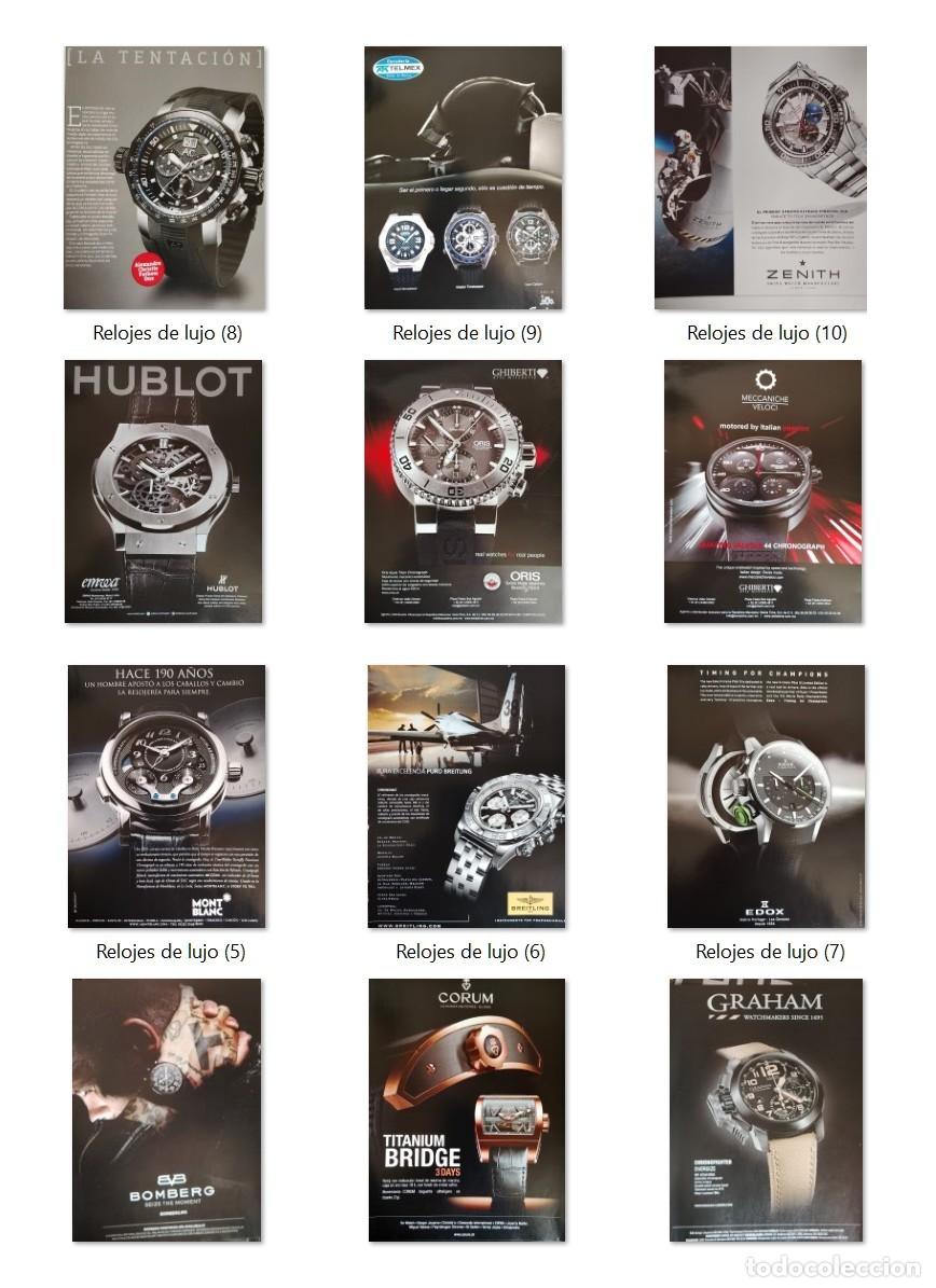 Otros art&iacute;culos de coleccionismo en papel: LOTE DE 20 CARTELES PUBLICITARIOS DE RELOJES DE LUJO. ORIGINALES. 2010-2013