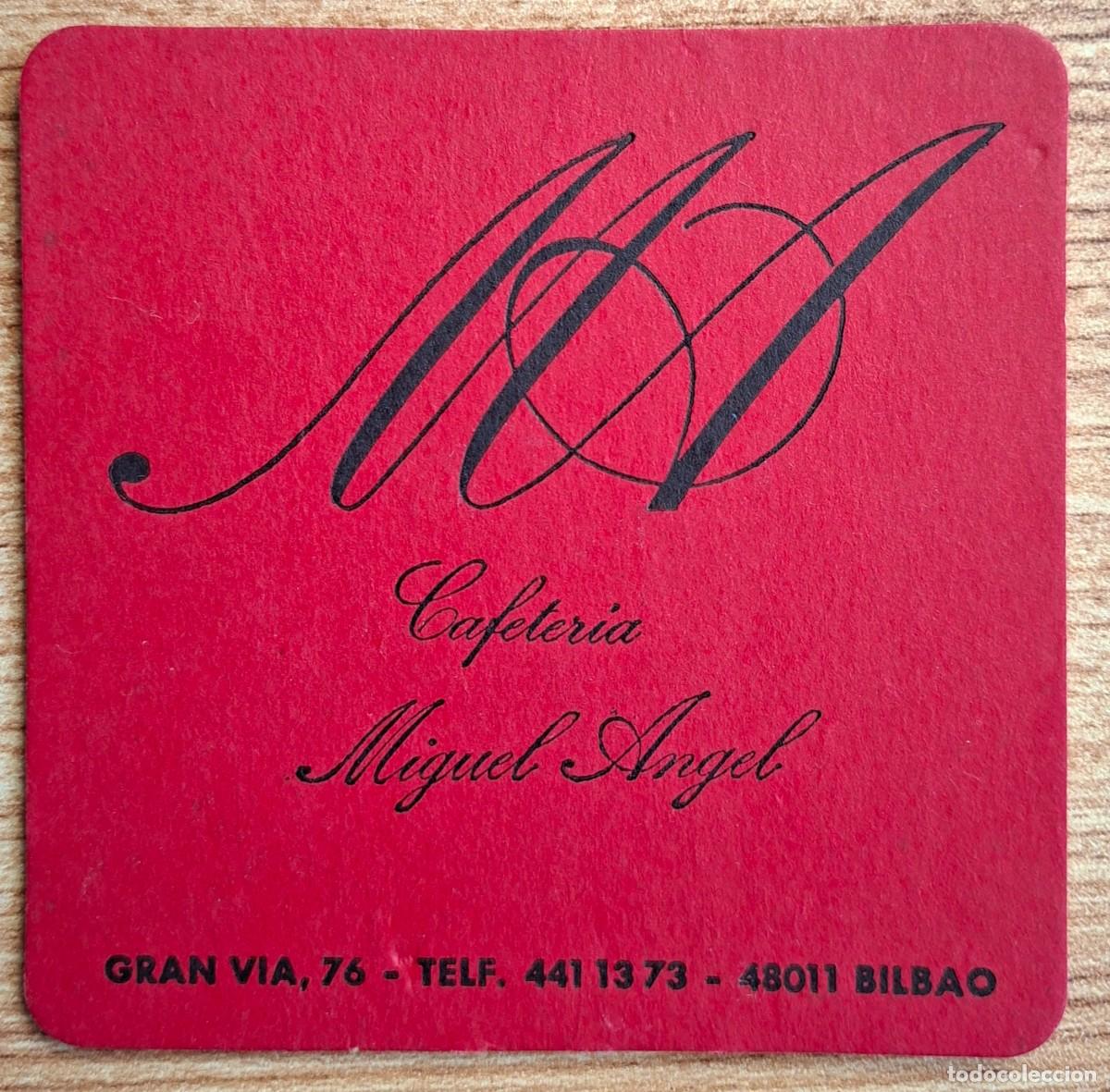 Sammelleidenschaft Andere Papierartikel: Posavasos Cafeter&iacute;a Miguel &Aacute;ngel - Bilbao (Vizcaya / Bizkaia)