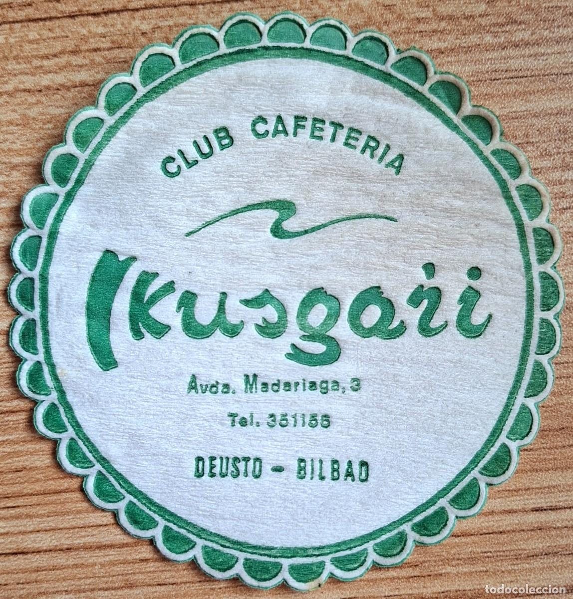 Altri oggetti di carta: Posavasos Club Cafeter&iacute;a Ikusgari - Deusto - Bilbao (Vizcaya - Bizkaia)