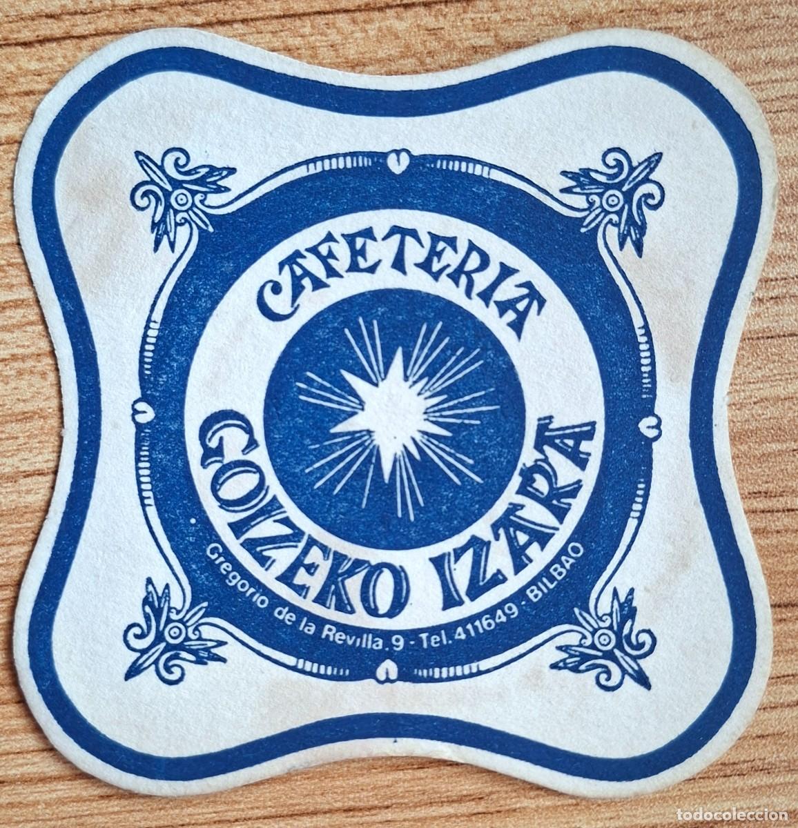 Altri oggetti di carta: Posavasos Cafeter&iacute;a Goizeko Izara azul - Bilbao (Vizcaya - Bizkaia)