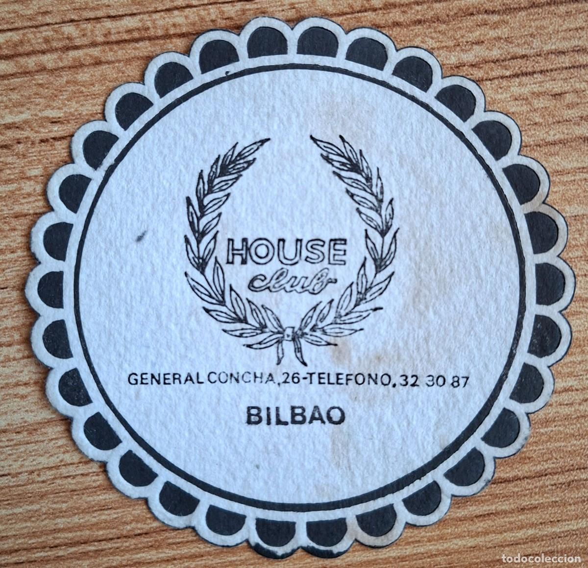 Otros art&iacute;culos de coleccionismo en papel: Posavasos House Club - Bilbao (Vizcaya - Bizkaia)