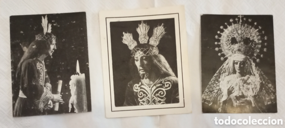 Otros art&iacute;culos de coleccionismo en papel: C&aacute;diz 3 estampas religiosas cofrad&iacute;a de la sentencia a&ntilde;os 73-74