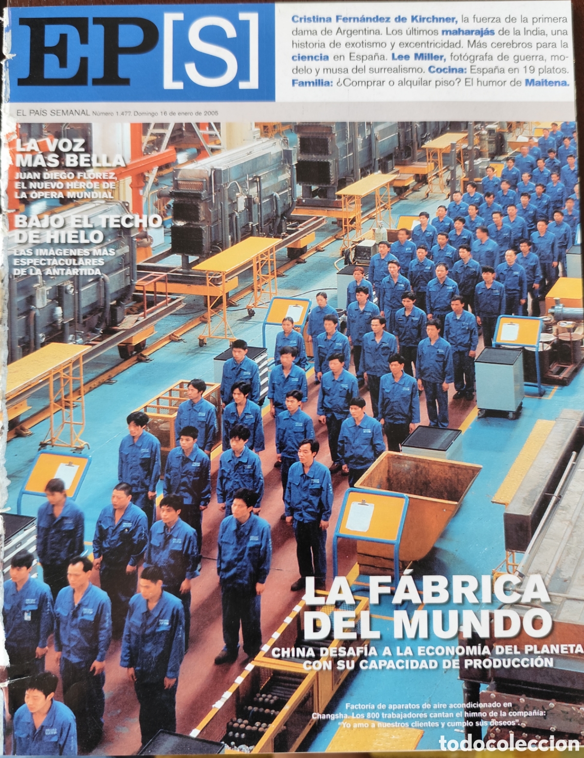 Otros art&iacute;culos de coleccionismo en papel: LEE MILLER. EL PA&Iacute;S SEMANAL N&deg;1477. FECHA 16/01/2005