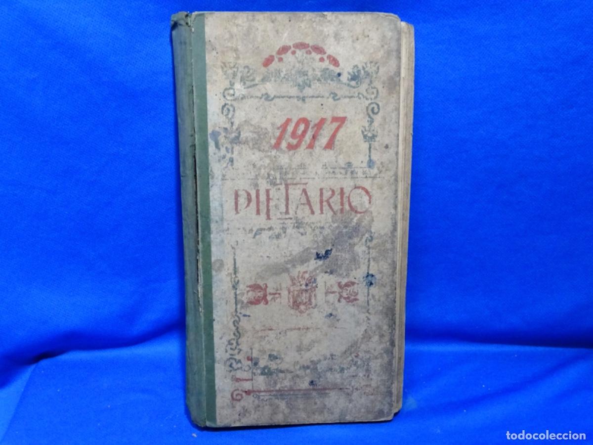 Collectionnisme Papier divers: DIETARIO COMERCIAL 1917. CON ANOTACIONES DE LA ACTIVIDAD.