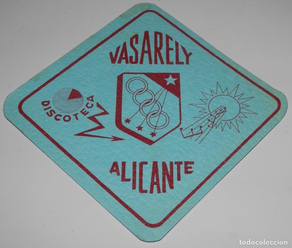 Altri oggetti di carta: POSAVASOS VINTAGE DE LA DISCOTECA VASARELY - ALICANTE