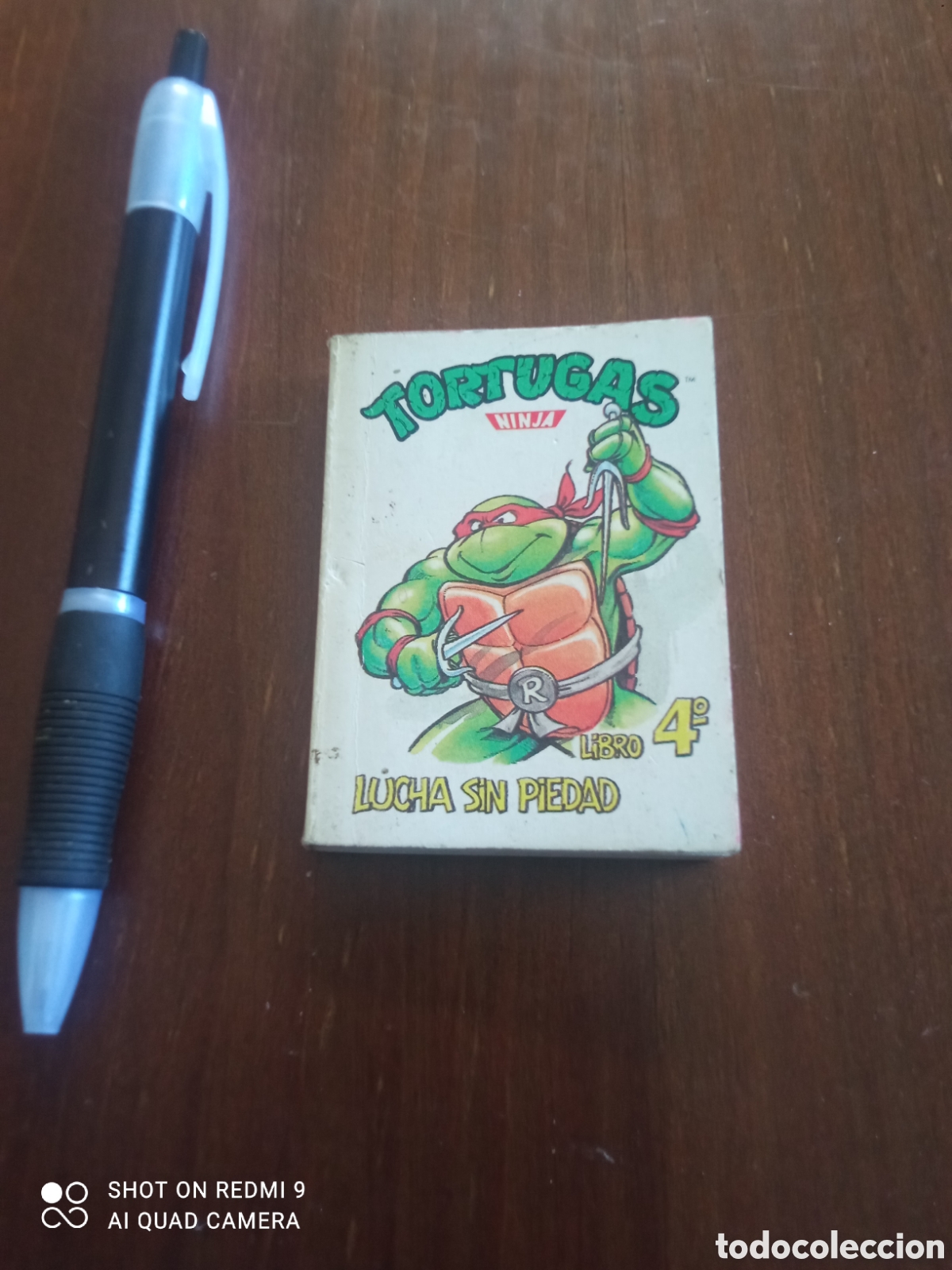 Collectionnisme Papier divers: Mini libro Tortugas ninja capitulo N&deg;4 a&ntilde;os 1990
