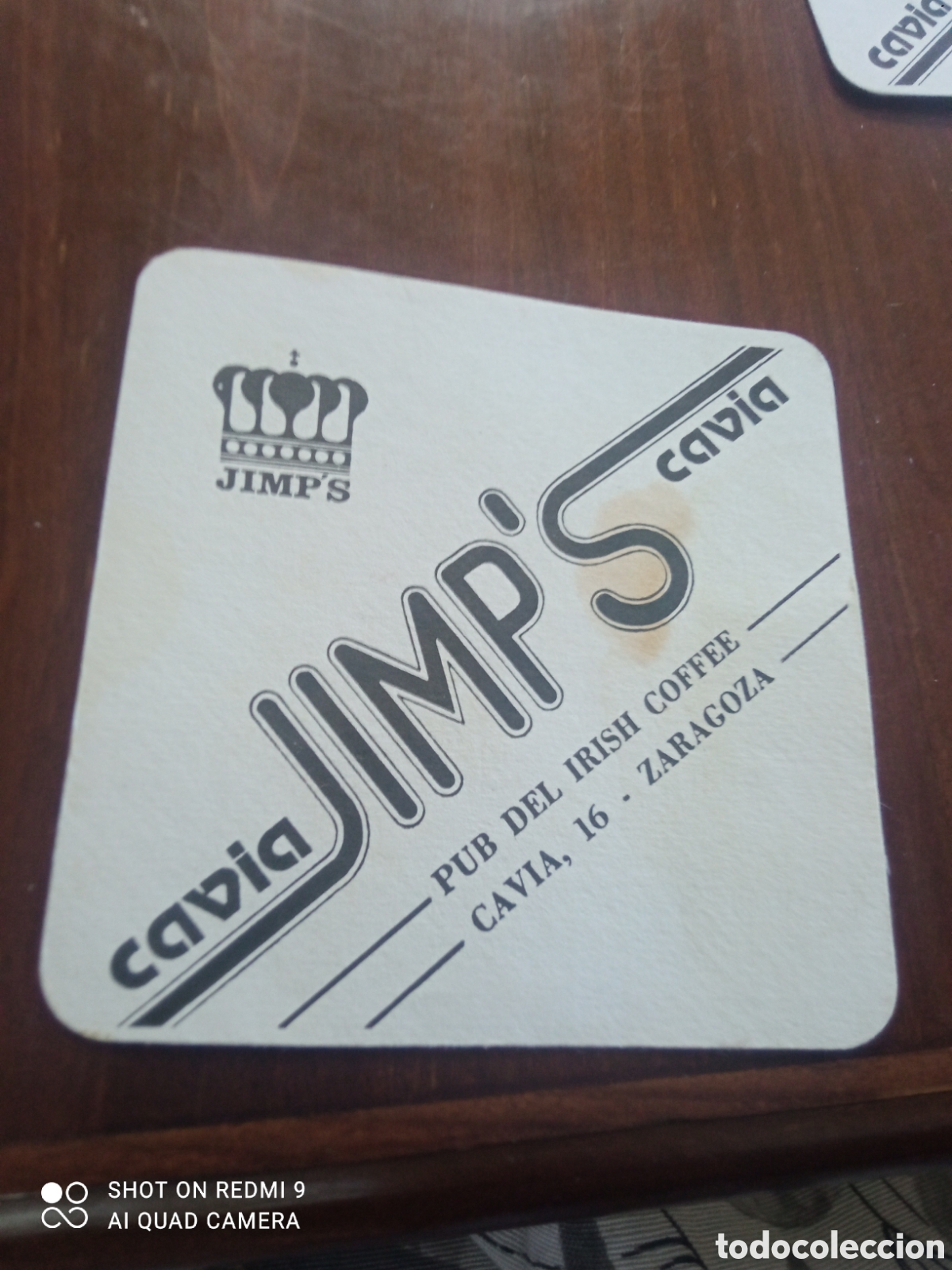 Otros art&iacute;culos de coleccionismo en papel: Posavasos jimps ZARAGOZA
