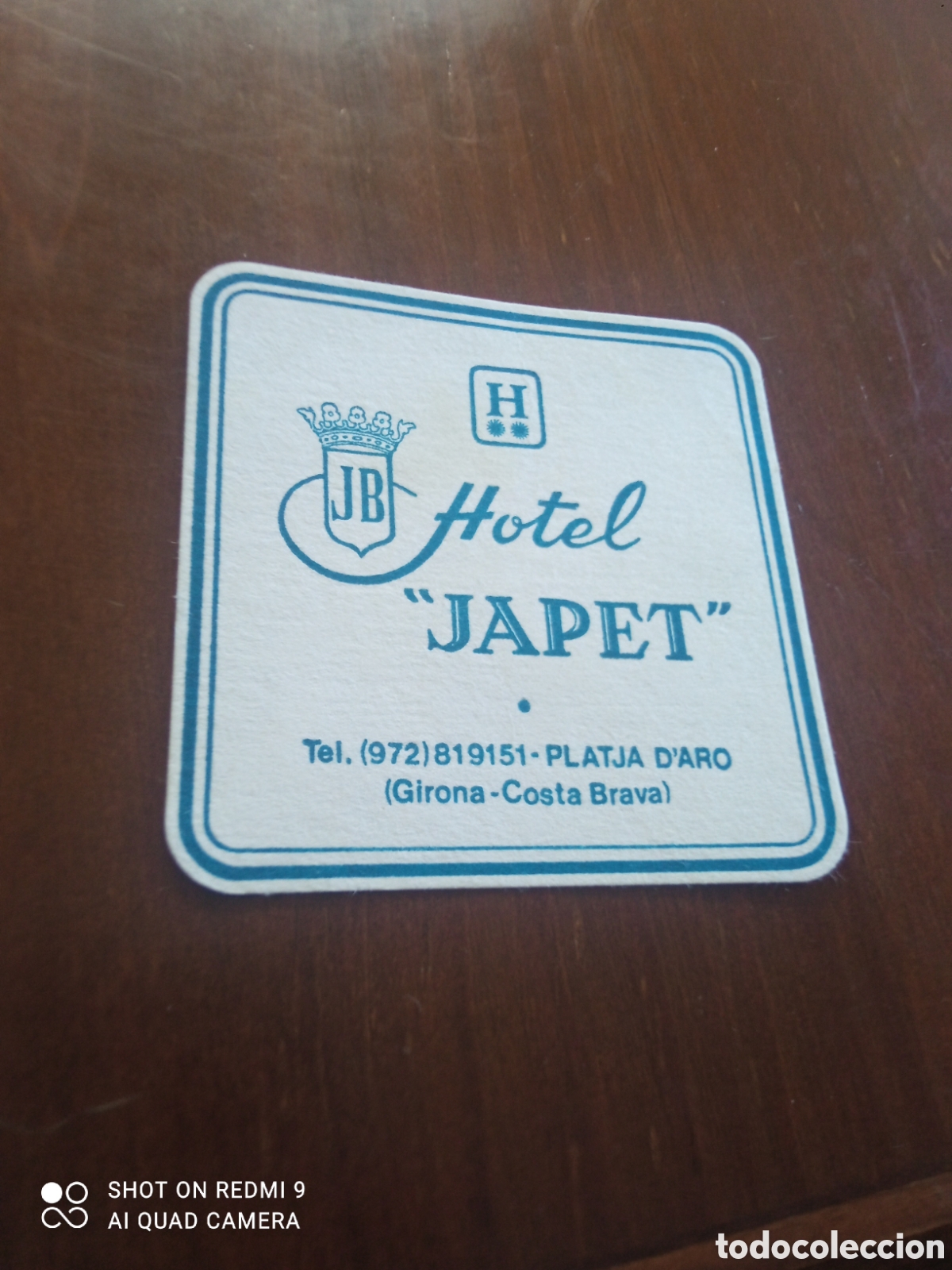 Outros artigos de papel: Posavasos hotel japet jb Girona