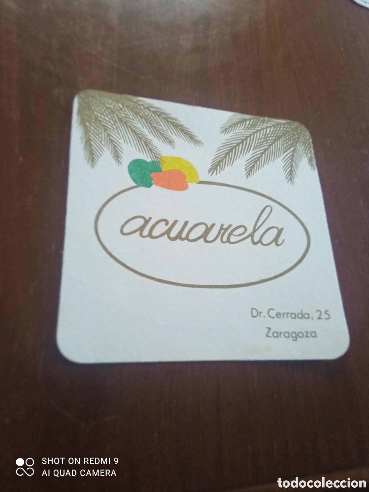Outros artigos de papel: Acuarela Zaragoza posavasos a&ntilde;os 80s