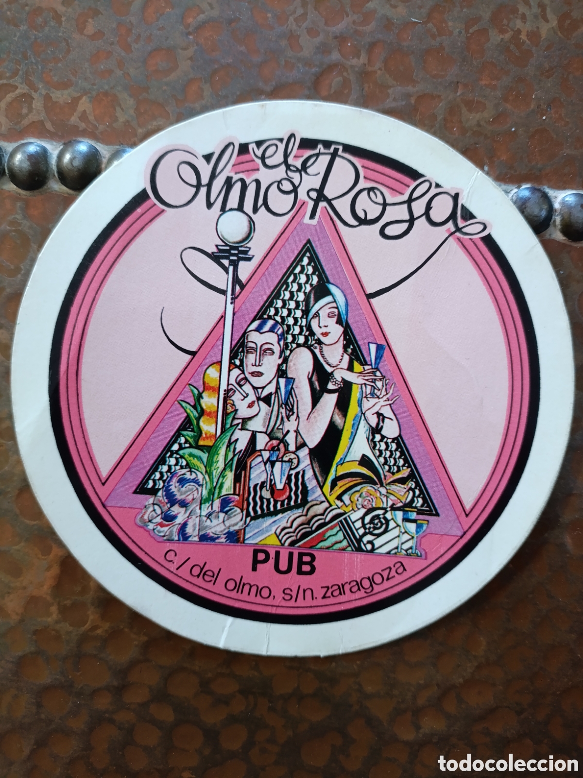 Outros artigos de papel: EL AMO ROSA POP ZARAGOZA [ POSAVASOS A&Ntilde;OS 70 ]