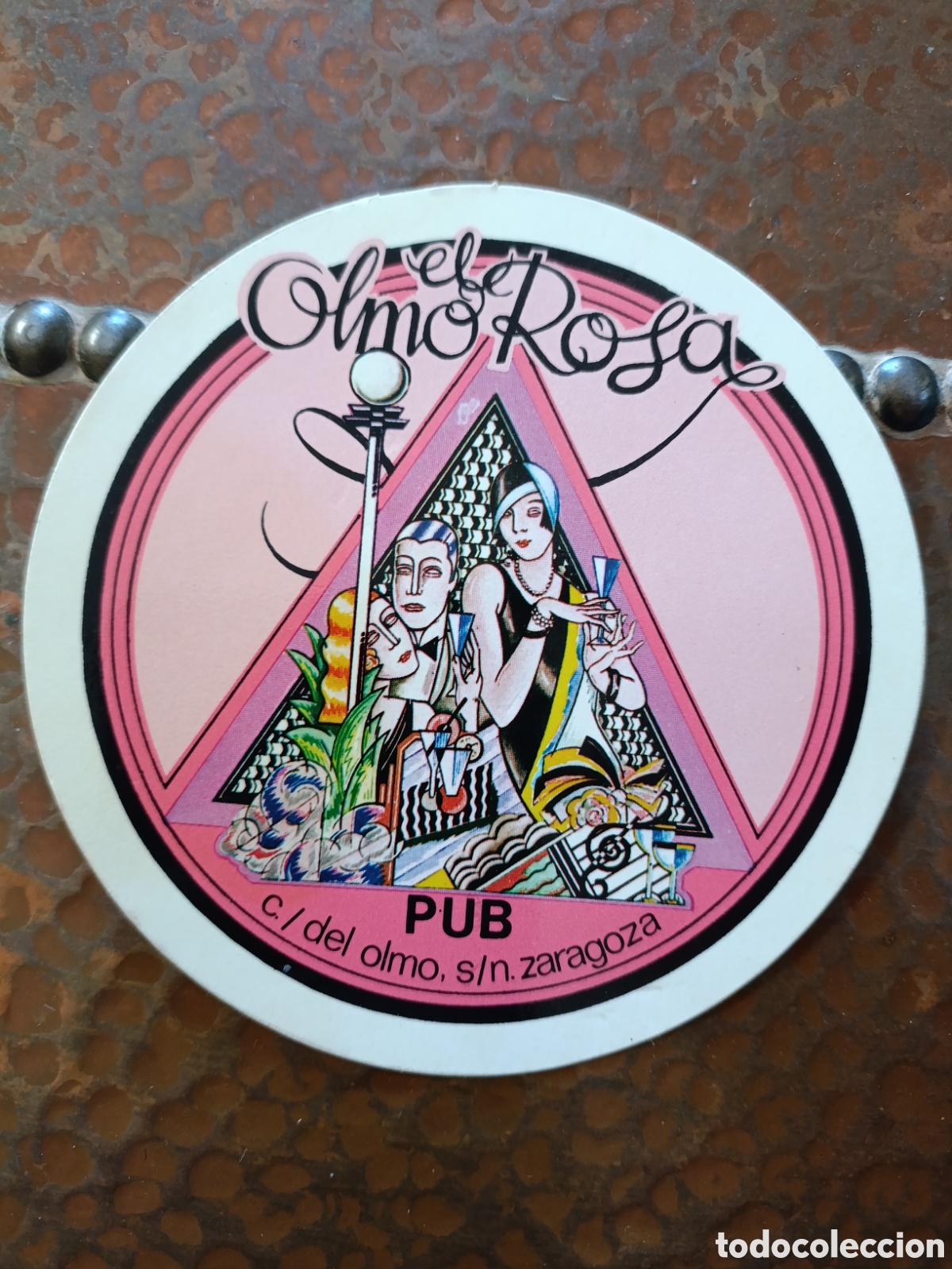 Outros artigos de papel: EL AMO ROSA POP ZARAGOZA [ POSAVASOS A&Ntilde;OS 70 ]