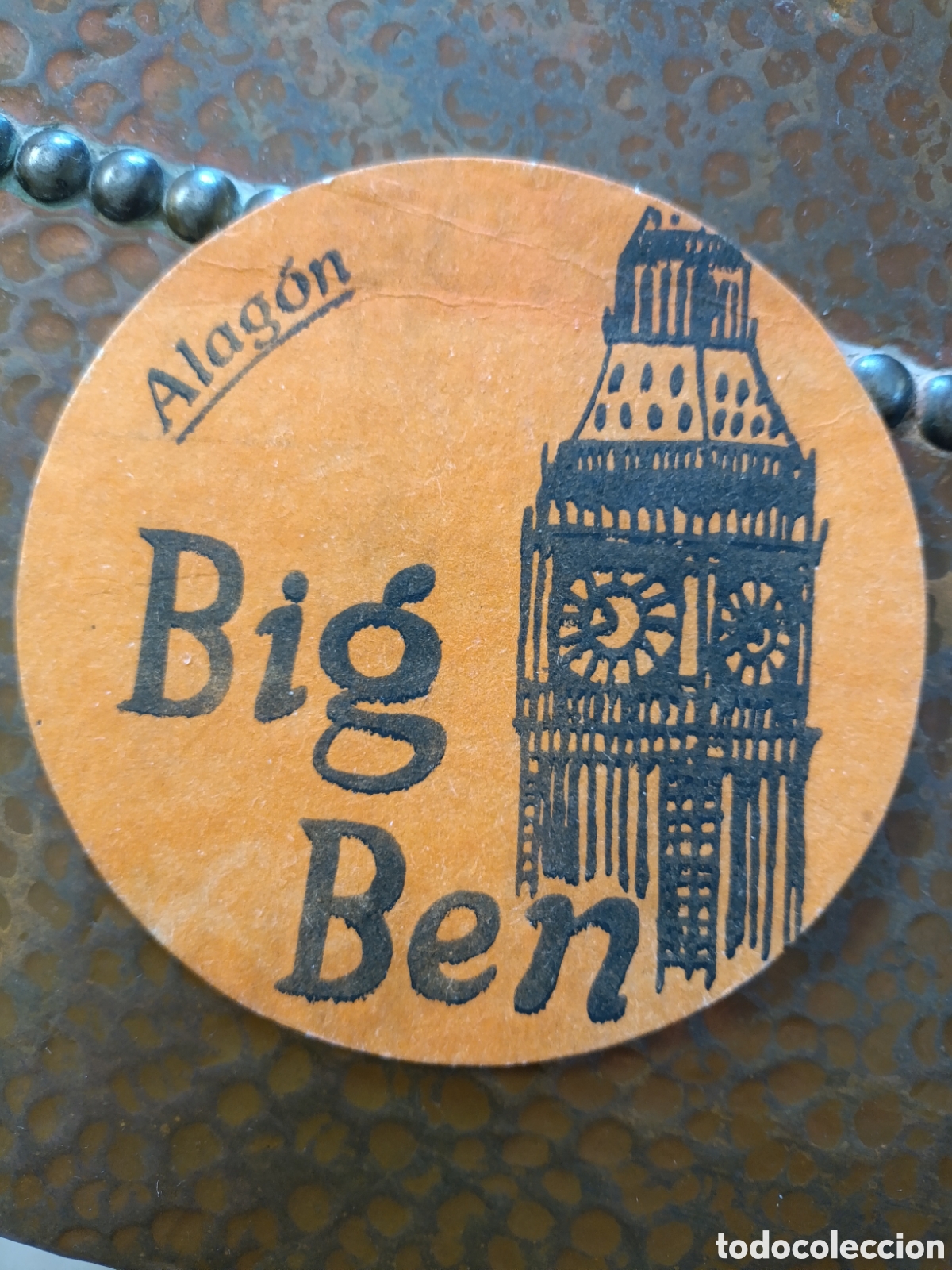 Otros art&iacute;culos de coleccionismo en papel: ALAG&Oacute;N BIG BEN [ POSAVASOS A&Ntilde;OS 70 ]