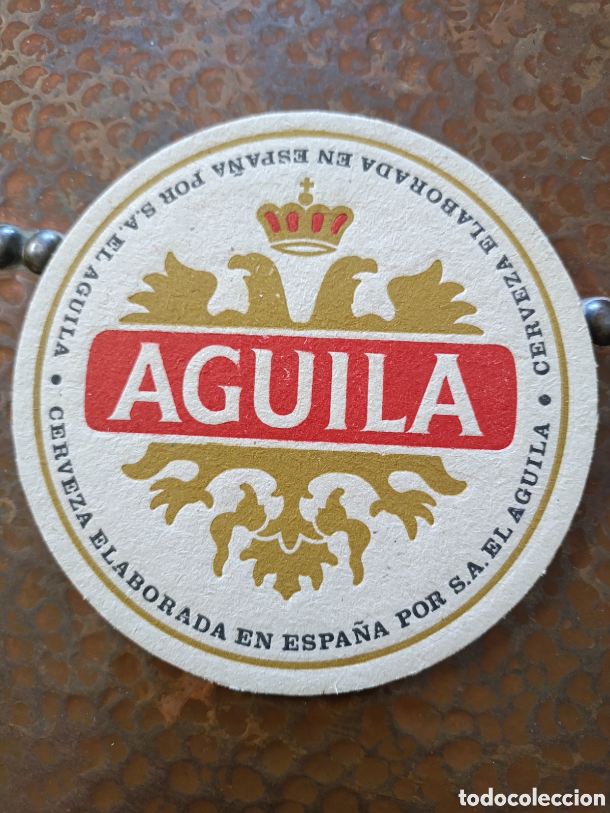 Otros art&iacute;culos de coleccionismo en papel: AGUILA [ POSAVASOS A&Ntilde;OS 70 ]