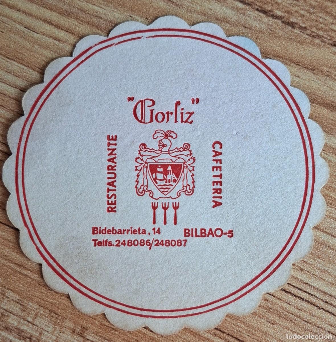 Sammelleidenschaft Andere Papierartikel: Posavasos Cafeter&iacute;a Restaurante Gorliz - Bilbao (Vizcaya - Bizkaia)