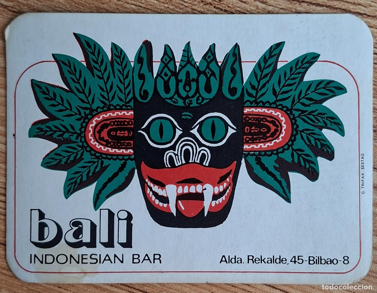 Collectionnisme Papier divers: Posavasos Indonesian Bar Bali - Bilbao (Vizcaya - Bizkaia)