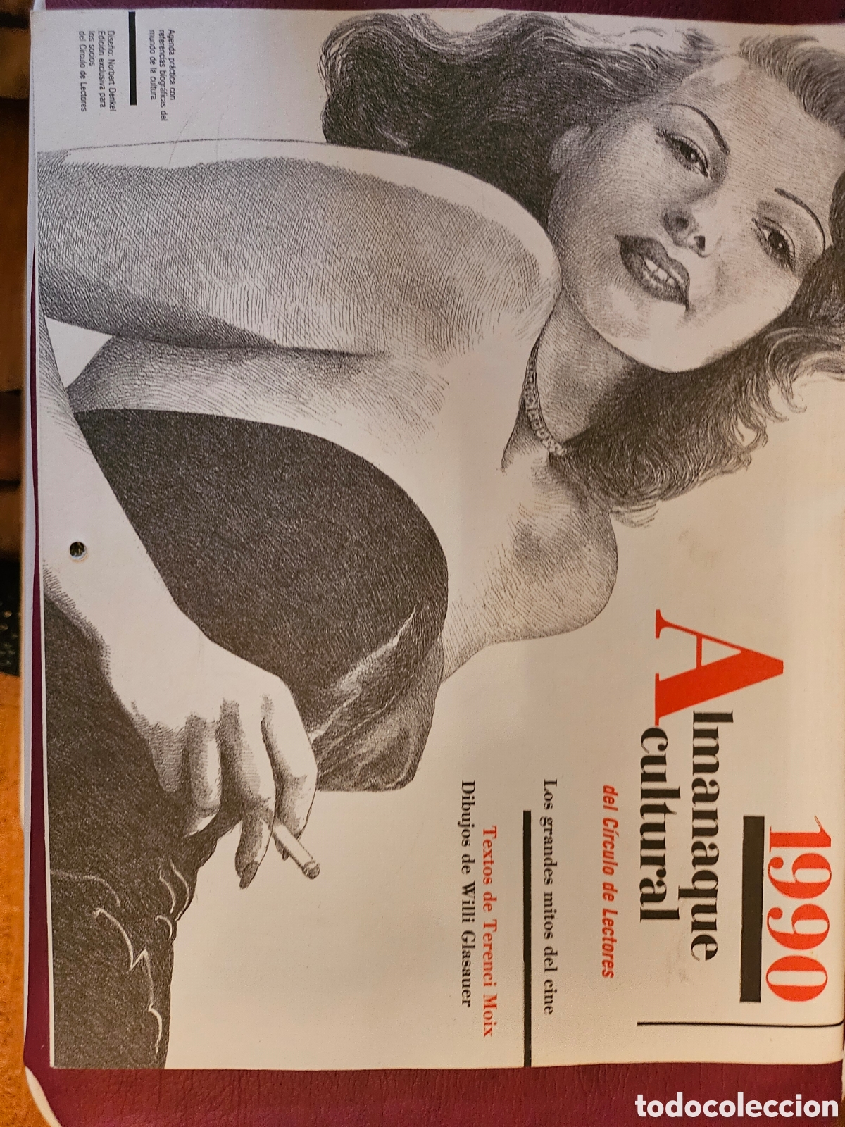 Outros artigos de papel: Almanaque calendario 1991