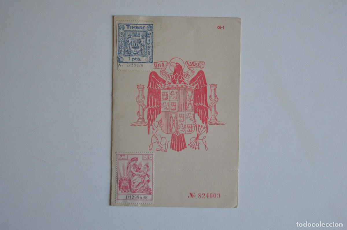 Outros artigos de papel: GIRO POSTAL G-1 TIMBRE 1 PTA PROVINCIA DE GUIPUZCOA UNA GRANDE LIBRE SERVICIO DE CORREOS ESPA&Ntilde;A