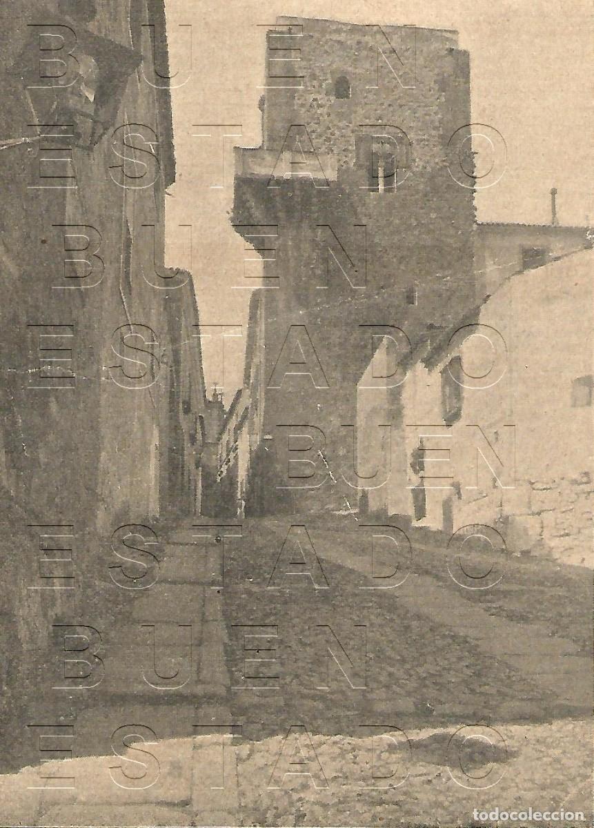 Otros art&iacute;culos de coleccionismo en papel: CACERES ANTIGUO PALACIO 1899 CLIPPING ANTIGUO 17X12 M58