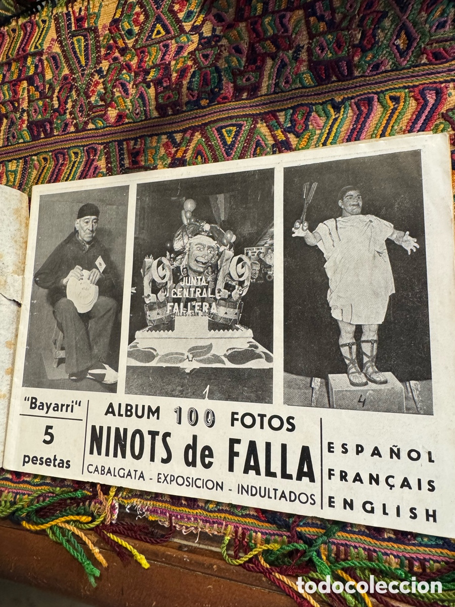 Otros art&iacute;culos de coleccionismo en papel: &Aacute;lbum de Fallas Ninots indultados 100 fotos Bayarri