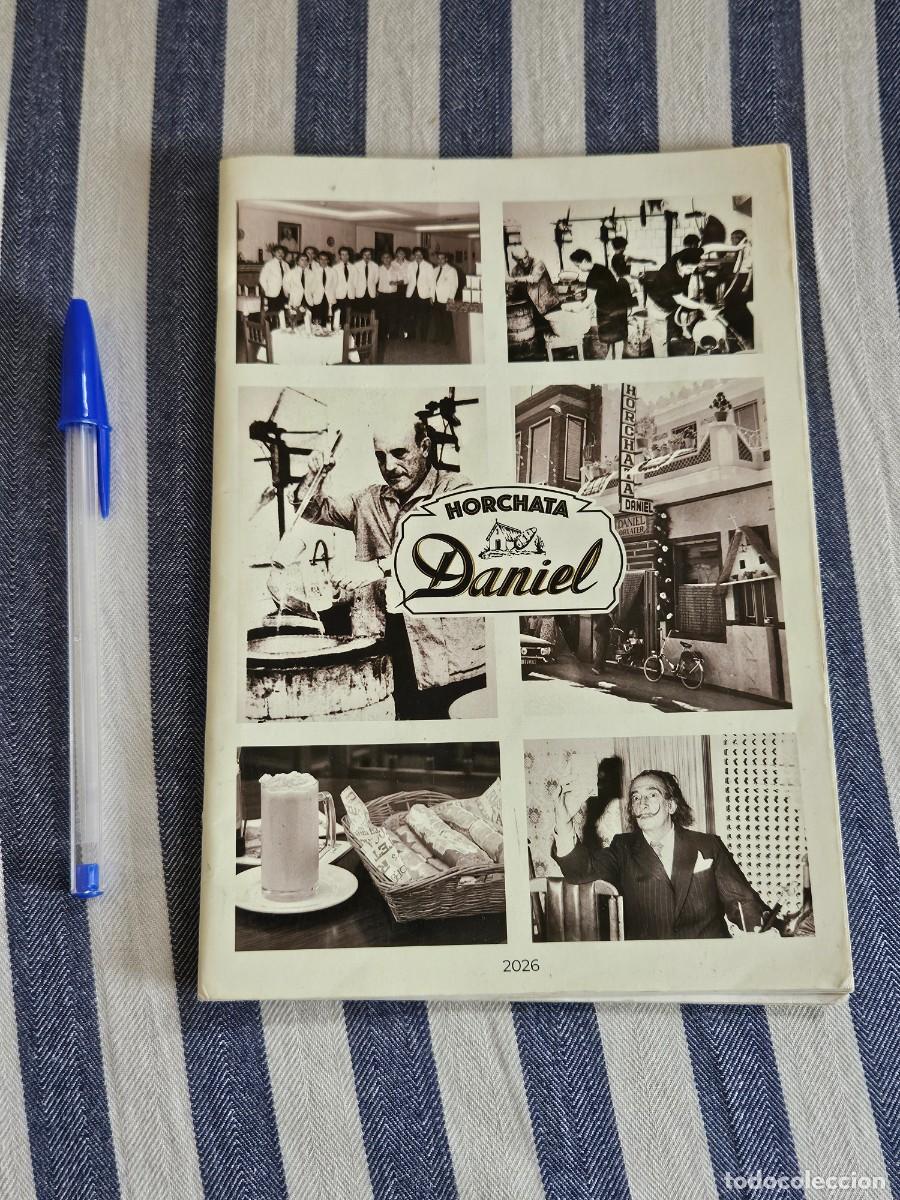 Outros artigos de papel: Folleto/ Carta 2026 De La Conocida Horchater&iacute;a DANIEL De Alboraya, Valencia.