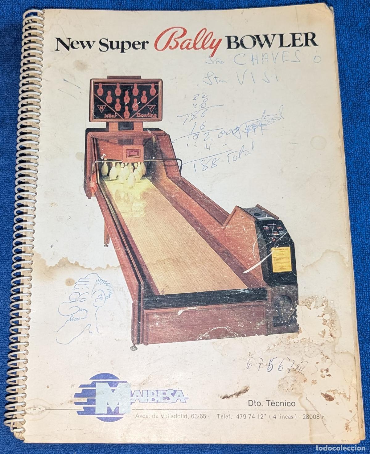 Otros art&iacute;culos de coleccionismo en papel: New Super Bally Bowler - Antiguo manual t&eacute;cnico de bolera - Maibesa (1985)