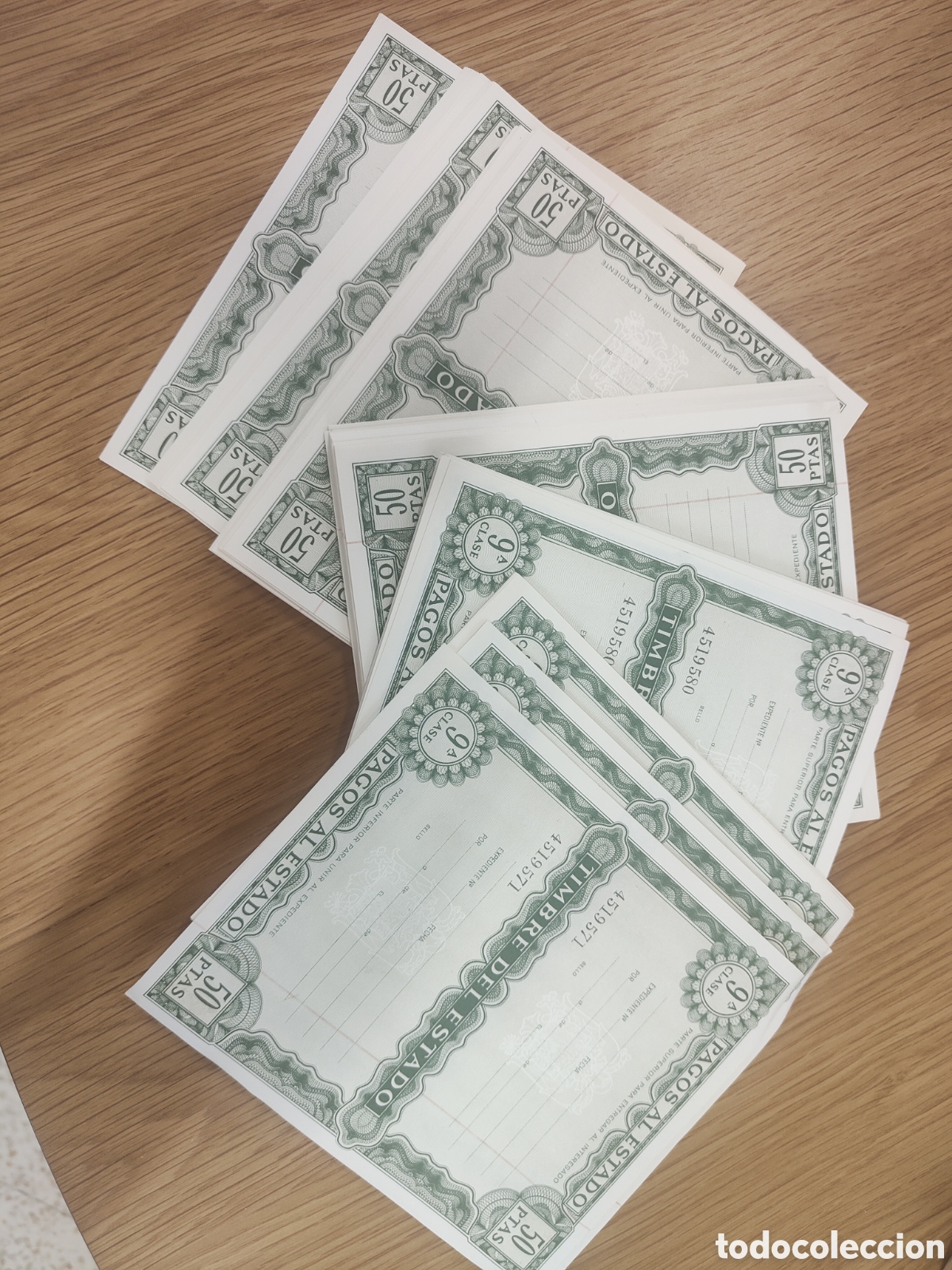 Otros art&iacute;culos de coleccionismo en papel: 100 pagos al estado. Timbre del estado. 50 pesetas