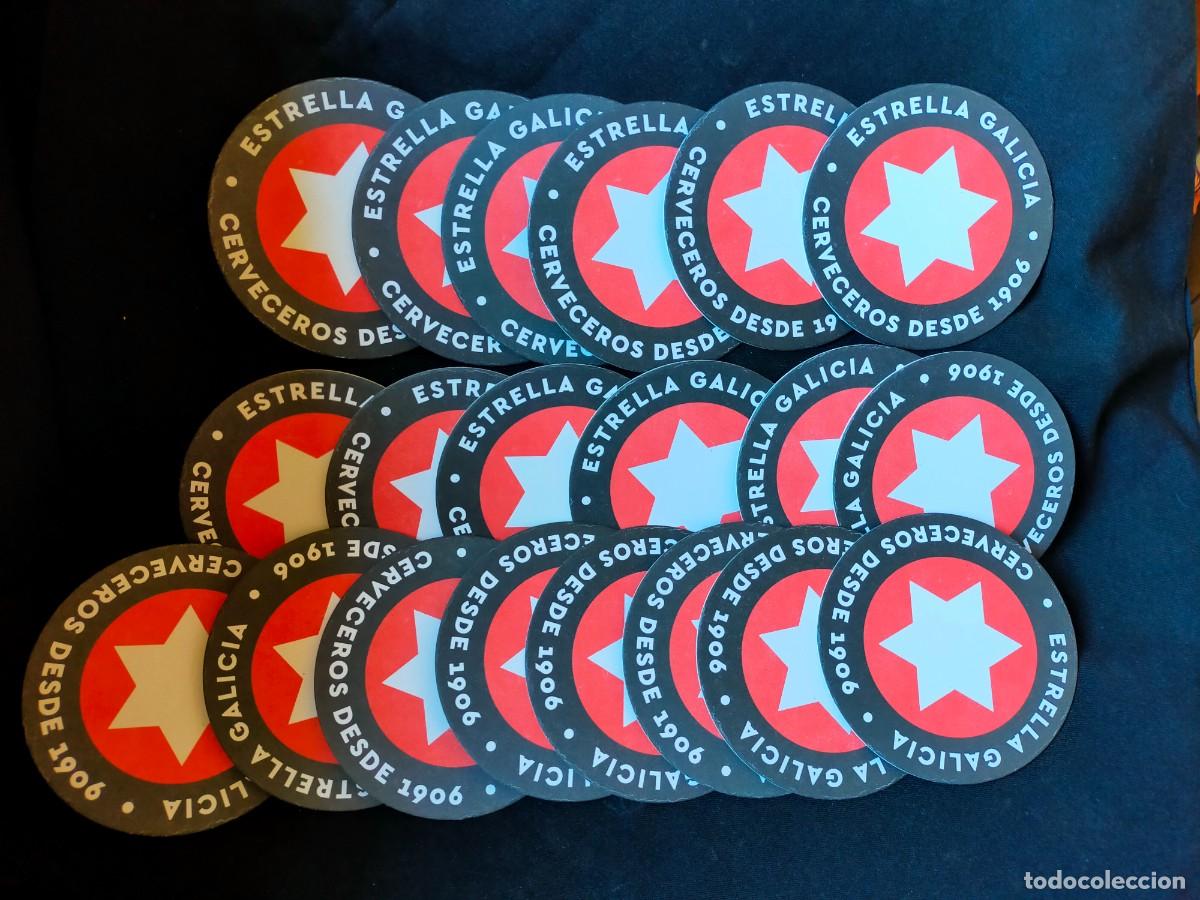 Otros art&iacute;culos de coleccionismo en papel: 20 POSAVASOS ESTRELLA GALICIA. CERVECEROS DESDE 1906.
