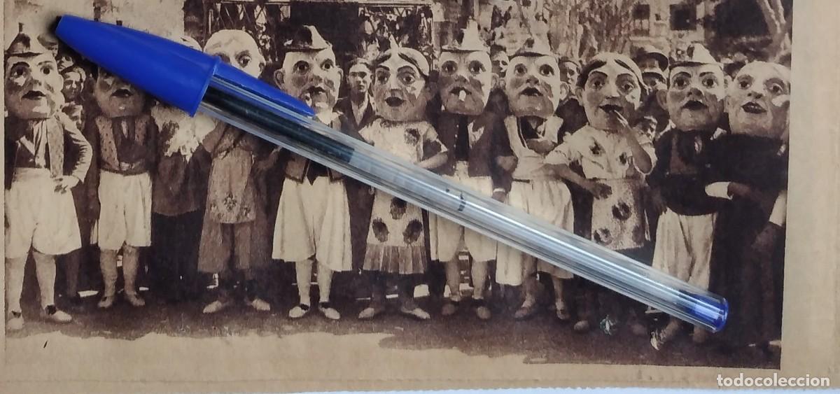 Otros art&iacute;culos de coleccionismo en papel: MURCIA GRUPO DE CABEZUDOS QUE HAN RECORRIDO LAS CALLES PARA ANUNCIAR LAS FIESTAS DE ABRIL A&Ntilde;O 1935