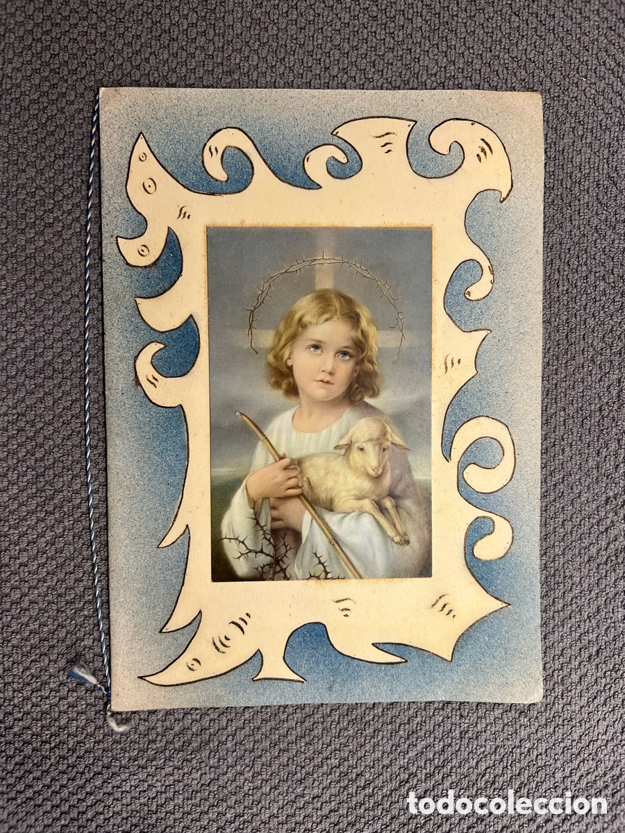 Paper Collecting Others: RECUERDO ESCOLAR. Hermoso trabajo escolar de una ni&ntilde;a.. Navidad a&ntilde;os veinte.. de corte Modernista
