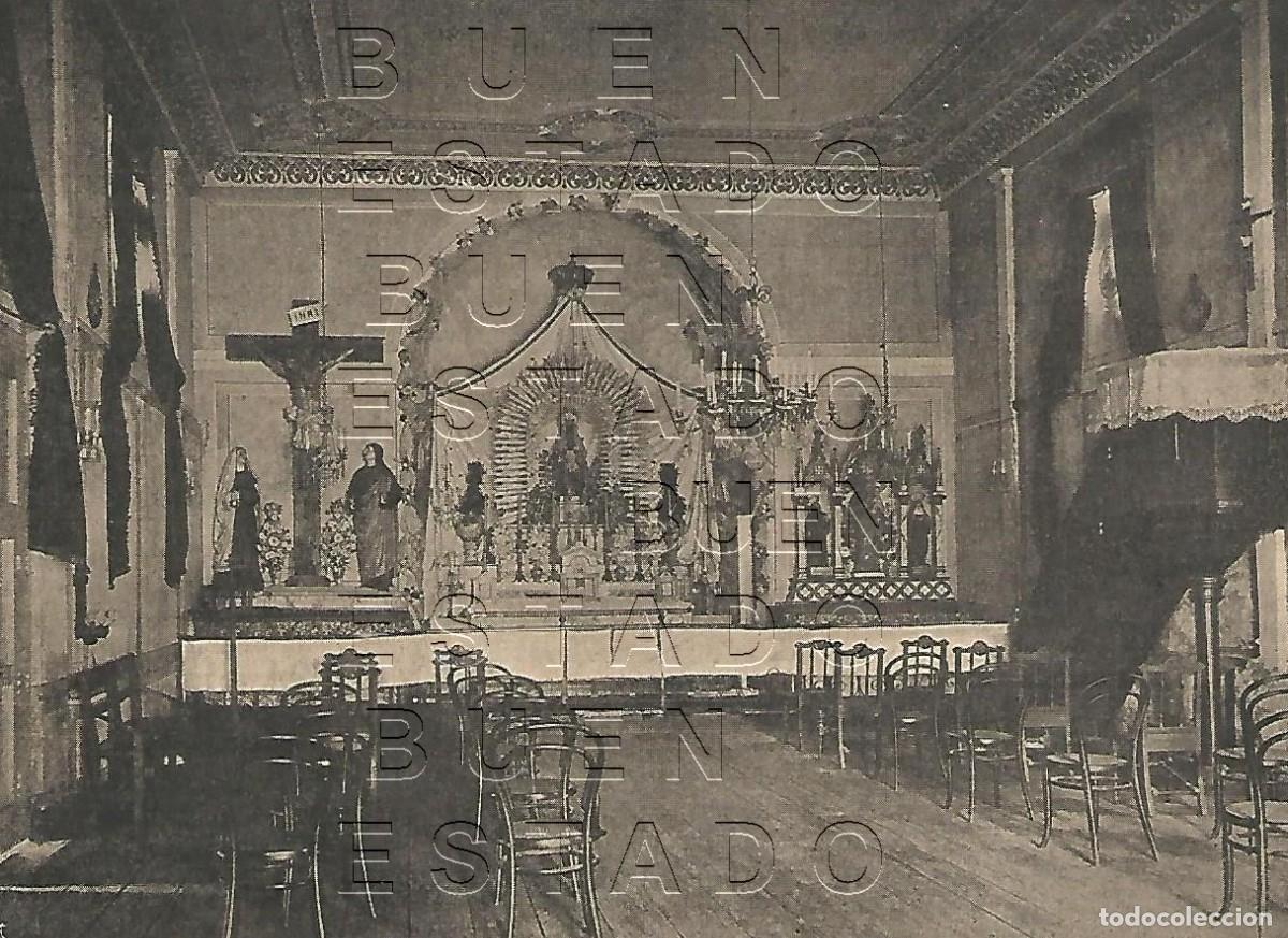 Collectionnisme Papier divers: MANILA FILIPINAS CAPILLA DE MONTSERRAT 16X11 1899 CLIPPING M58