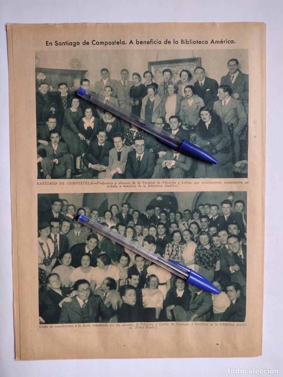Otros art&iacute;culos de coleccionismo en papel: SANTIAGO DE COMPOSTELA PROFESORES ALUMNOS FACULTAD FILOSOF&Iacute;A Y LETRAS FIESTA T&Eacute; BAILE 1935