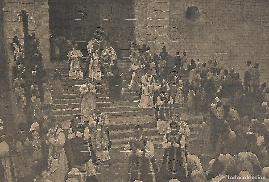Otros art&iacute;culos de coleccionismo en papel: RIPOLL GERONA PROCESION DE SACERDOTES ORDENADOS 14X10 1899 CLIPPING M59