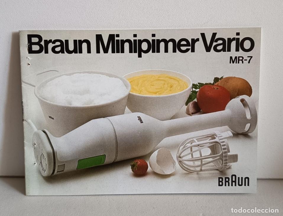 Altri oggetti di carta: Braun Minipimer Vario MR-7
