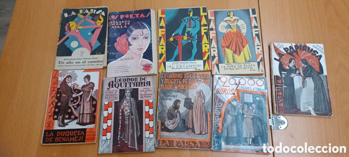 Sammelleidenschaft Andere Papierartikel: Lote libros obras teatro la farsa.
